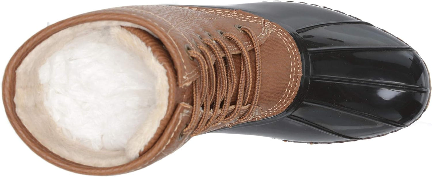 JBU Women's Maplewood Waterproof Rain Mid Calf Boots  Color Chocolate Size 11M