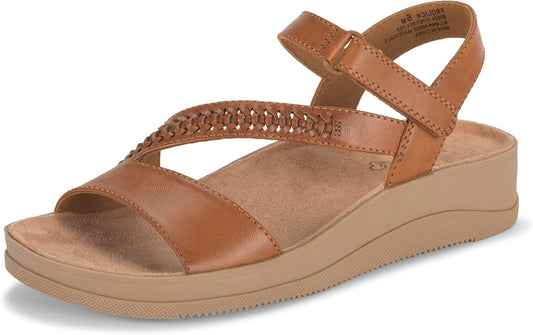 Baretraps Interior Frolick Side Closure Sandal  Dark Caramel Size 8