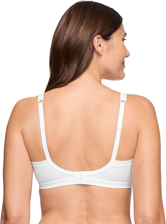 Warner's Easy Does It No Side Effects Wireless T-Shirt Bra  White Size L