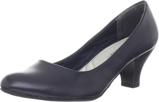 Easy Street Women's Fabulous Round Toe Pumps  New Navy Size 9