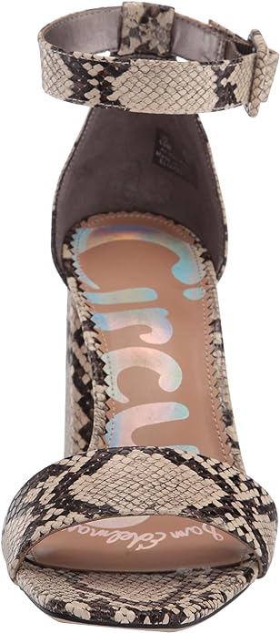 Circus NY Women's Elizabeth Two-Piece Sandals  Color Black/White Snake Print Size 7M