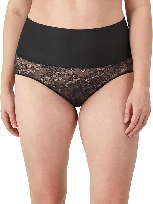 Maidenform High-Waisted Shapewear Tummy Control Shaping Brief  Black Size M