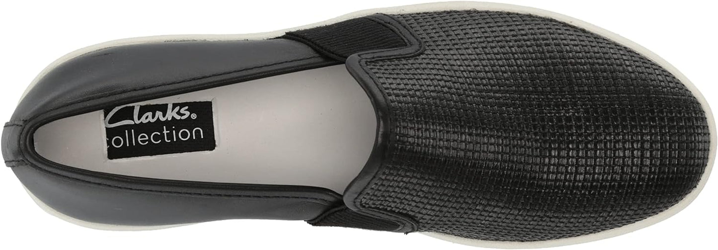 Clarks Women's Collection Layton Petal Loafers  Color Black Combination Size 8.5M