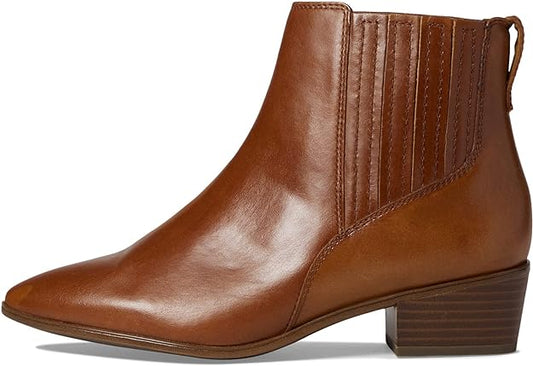 Rockport Women's Geovana Pull-On Chelsea  Color Tan Leather Size 11M