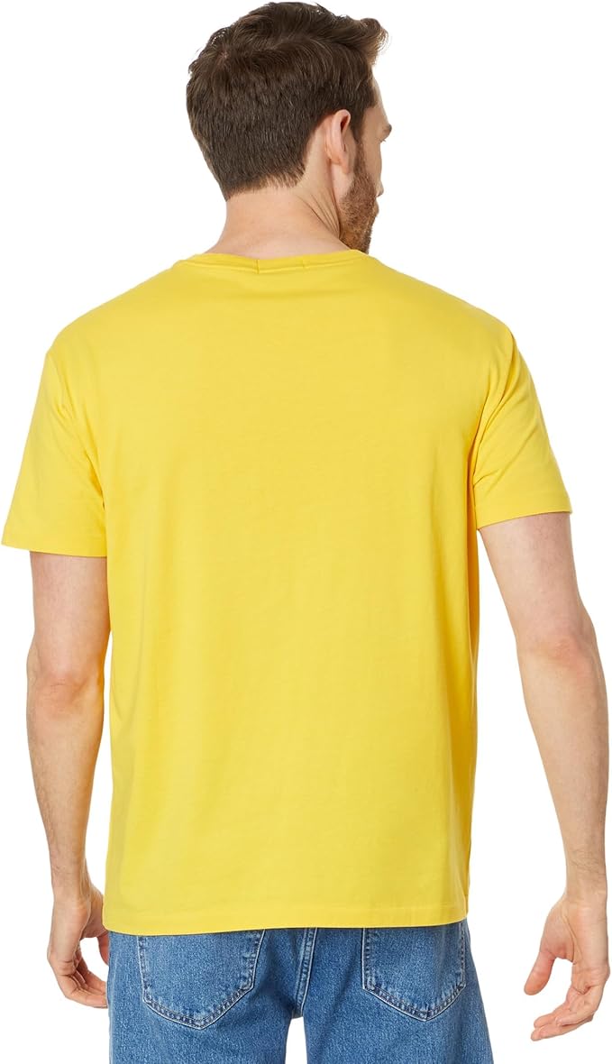 Polo Ralph Lauren Men's Classic-Fit Logo Jersey T-Shirt  Canary Yellow Size 2XL