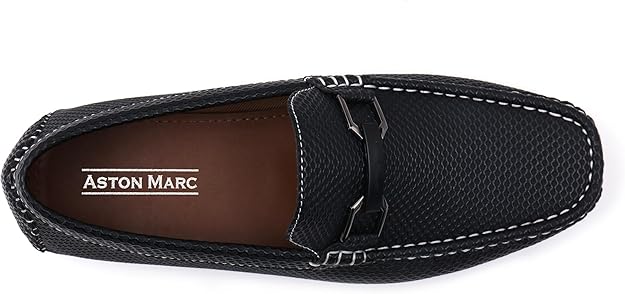 Aston Marc Men's Charter Bit Driving Loafer  Black Size 10