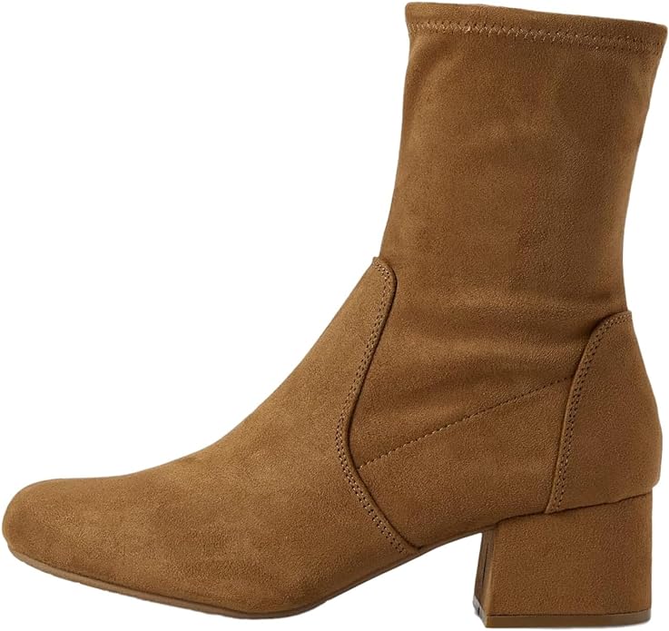 Kenneth Cole Reaction Women's Road Stretch Ankle Boots  Color Cognac Size 10M