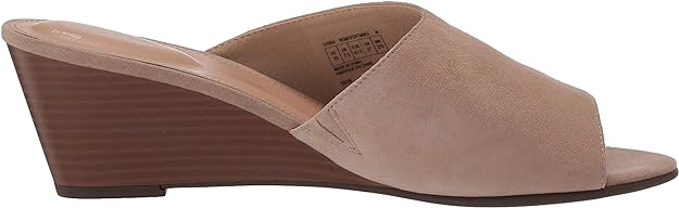 Rockport Women's Slide Wedge Sandal  Color Nougat Size 8.5M