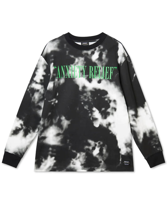 WeSC Men's Kendrick Anxiety Relief T-Shirt  Color Charcoal Size L
