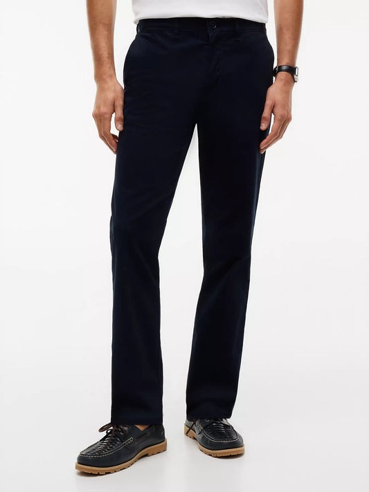 Tommy Hilfiger Men's Slim Fit Stretch Cotton Chino Pants  Navy Blazer 34Wx32L (No Tag)