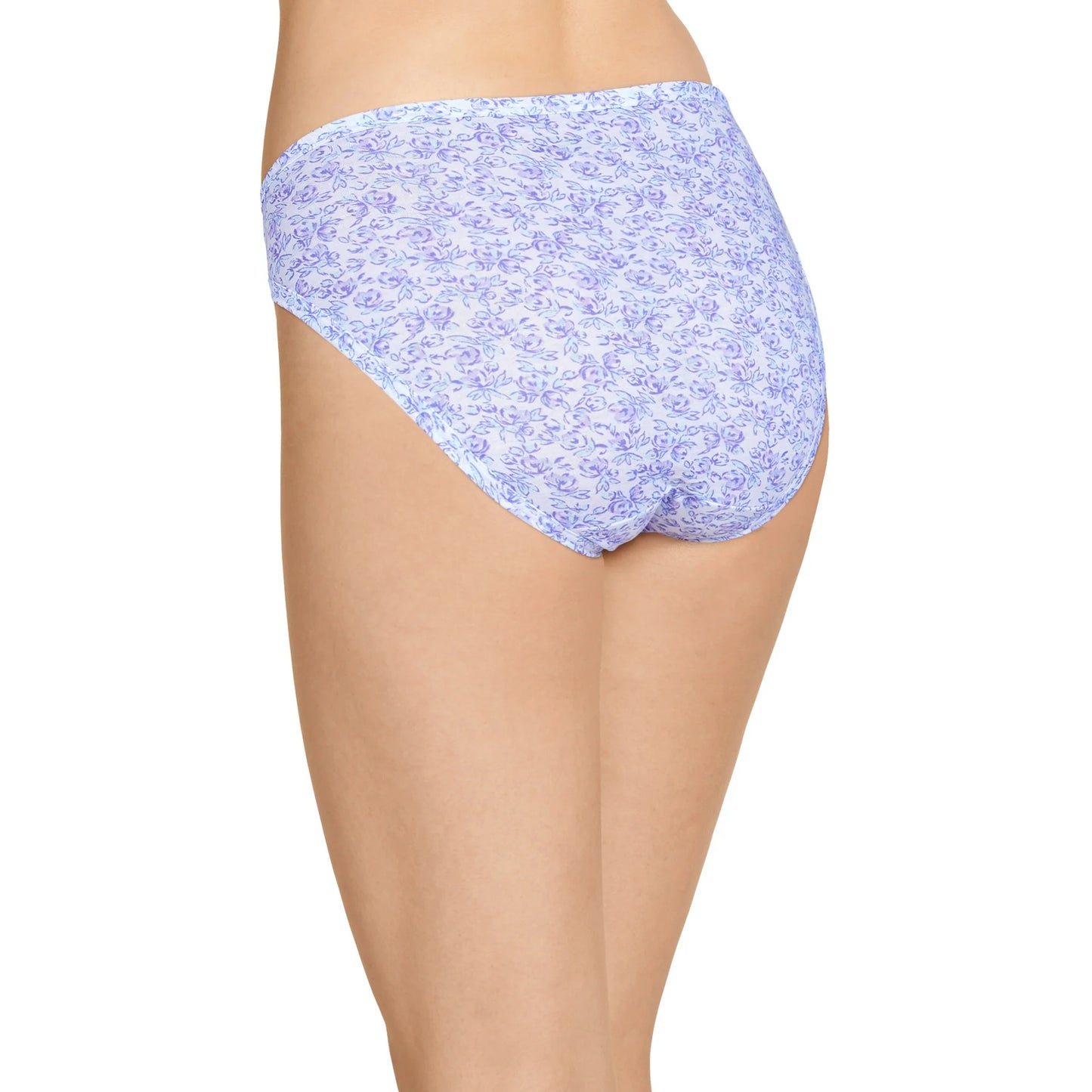 Jockey Elance French Cut Brief 3-Pack  Purple Amethyst/Paradise Flora Size 9