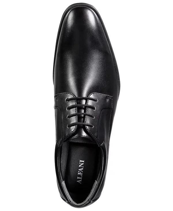 Alfani Men's Andrew Plain Toe Derbys  Black Size 8.5