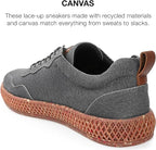 Thomas & Vine Men's Kemp Textile Sneaker  Color Charcoal Size 8M