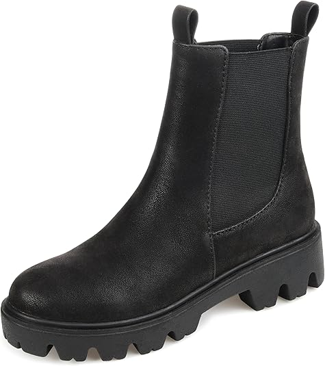 Journee Collection Women's Ivette Comfort Foam Chelsea Booties  Black Size 7