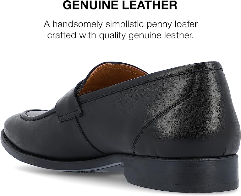 Thomas & Vine Men's Bishop Loafer  Color Black Size 10.5M