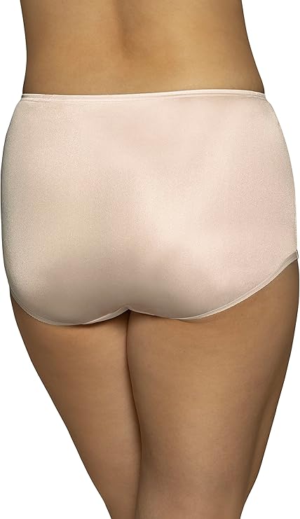 Vanity Fair Perfectly Yours Ravissant Nylon Hi Waisted Underwear  Fawn Nude Size 9/2XL
