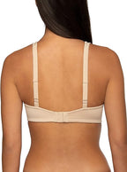 Vanity Fair Body Caress Full Coverage Wirefree Convertible Bra  Neutral Nude Size 34C