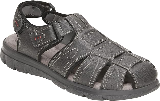 Weatherproof Vintage Men's Caleb Fisherman Sandals  Color Black Size 12
