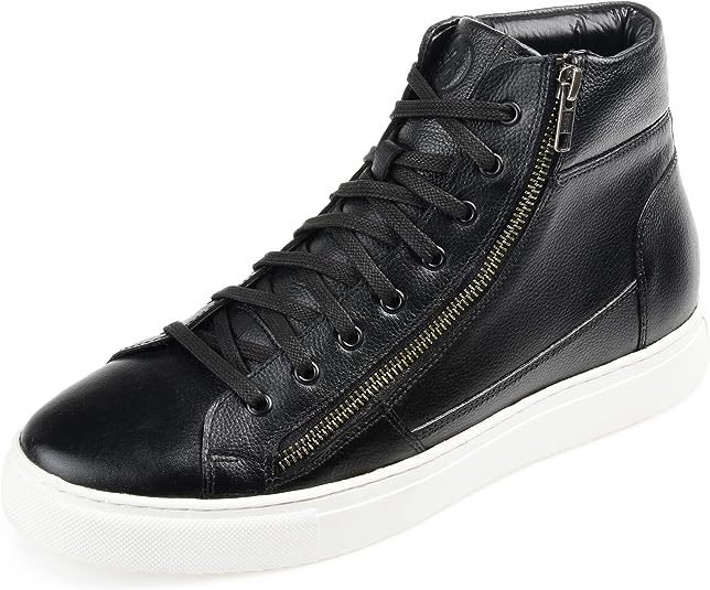 Thomas & Vine Mens Xander Lace-up Round Toe High Top Sneaker  Color Black Size 10M