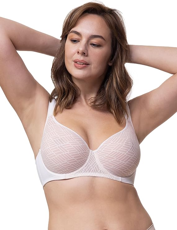 Dorina Leila Curves Light Padded Wire Full Cup Demi Bra  Beige Size 40C