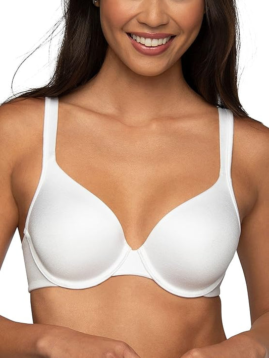 Vanity Fair Body Shine Full Coverage Underwire T-Shirt Bra  Star White Size 38C