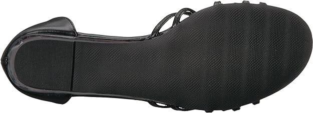 Easy Street Women's Tarrah Crossover Wedge Sandals  Color Black Size 7W