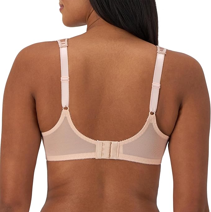 Bali Women's Satin Tracings Minimizer Underwire Bra  Rose Size 42DDD