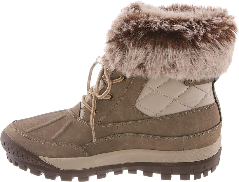 BEARPAW Women's Becka Cold-Weather Boots  Color Stone Size 9M