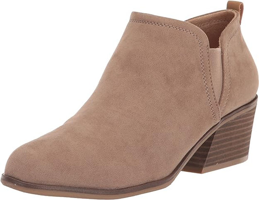 Dr. Scholl’s Women's Laurel Ankle Booties  Color Wood Brown Microfiber Size 11M