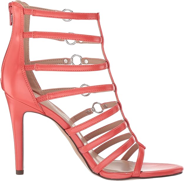 BCBGeneration Women's Jean Caged Heeled Dress Sandals  Flare Size 11