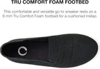 Journee Collection Women's Meika Tru Comfort Foam Footbed Sneakers  Color Black Size 9M