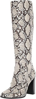 Kenneth Cole New York Women's Justin Riding Boots  Color Black/Off White Size 8.5M