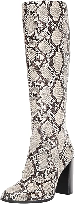 Kenneth Cole New York Women's Justin Riding Boots  Color Black/Off White Size 8.5M