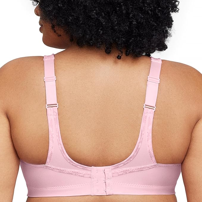 Glamorise No-bounce Camisole Sports Wirefree Bra  Parfait Pink Size 38D