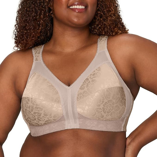 Playtex 18 Hour Full-Coverage Comfort-Strap Wireless Bra  Nude Size 38DDD