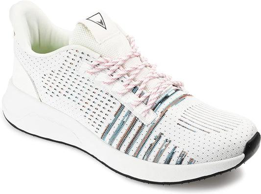 Vance Co. Men's Brewer Knit Athleisure Sneaker  Color White Size 12M