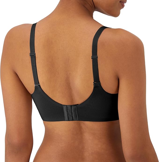 Bali Breathe Wireless Modal T-Shirt Convertible Bra  Black Size L