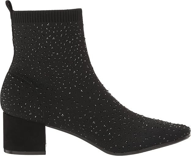 Kenneth Cole Reaction Women's Rida Stretch Jewel Boot  Black Size 6.5