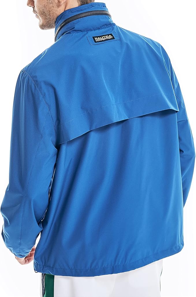 Nautica Men's Competition Sustainably Crafted Lightweight Jacket  Bright Cobalt Size M