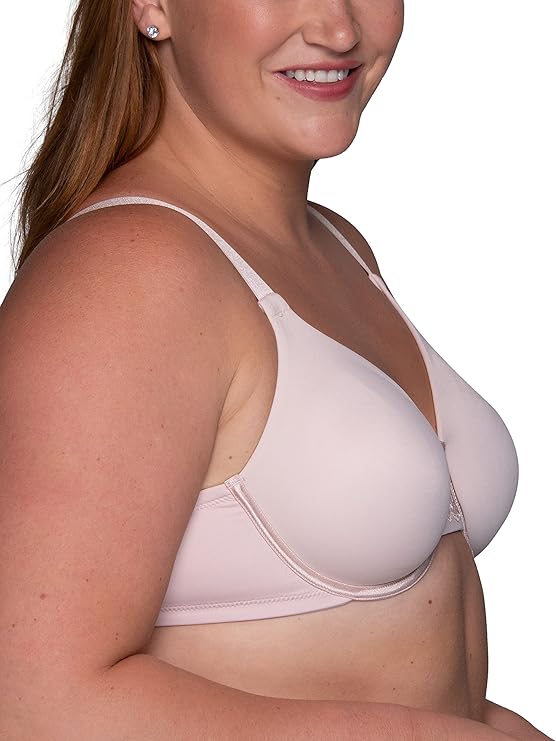 Vanity Fair Full Figure Beauty Back Smoothing Minimizer Bra  Color Sheer Quartz Size 40C
