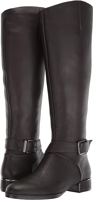 Kenneth Cole New York Branden Buckle Fashion Boot  Color Chocolate Size 9.5M