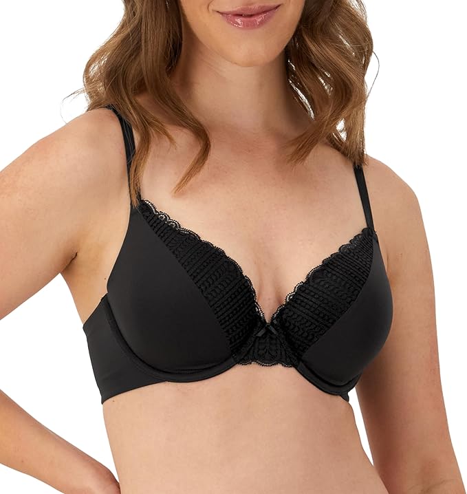 Maidenform Comfort Devotion Full Coverage Underwire T-Shirt Bra  Black Size 34C
