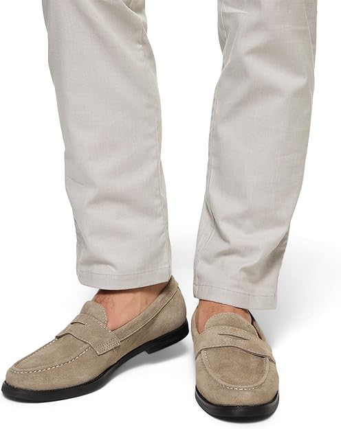 Ted Baker Men's Parliament Slip-On Penny Loafers  Khaki Size 9