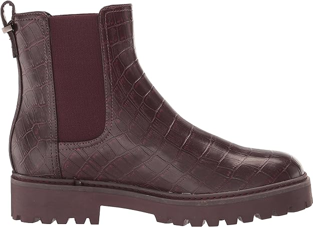 Kenneth Cole Reaction Women's Salt Lug Chelsea Boots  Color Burgundy Size 8M