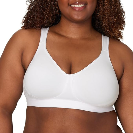 Playtex 18 Hour Cotton Stretch Ultimate Lift T-Shirt Bra  White Size 38DD