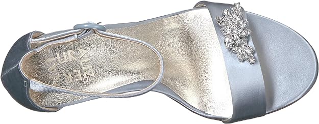 Naturalizer Women's Kinsley3 Pump  Color Light Blue Satin Size 10W