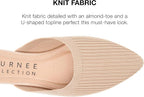 Journee Collection Women's Aniee  Flat Knit Mules  Beige Size 10