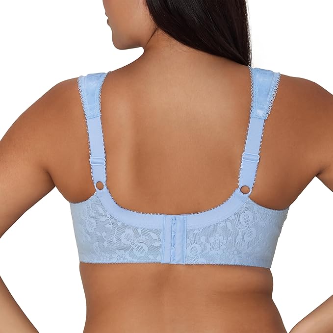 Playtex 18 Hour Original Comfort Strap Wireless Bra  Zen Blue Size 42DD