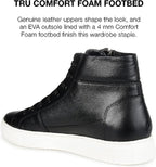 Thomas & Vine Mens Xander Lace-up Round Toe High Top Sneaker  Color Black Size 10M
