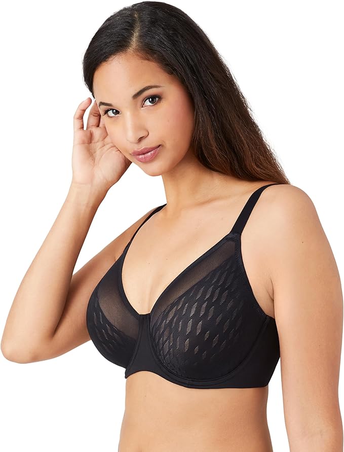Wacoal Women's Elevated Allure Unlined Underwire Bra  Black Size 36D